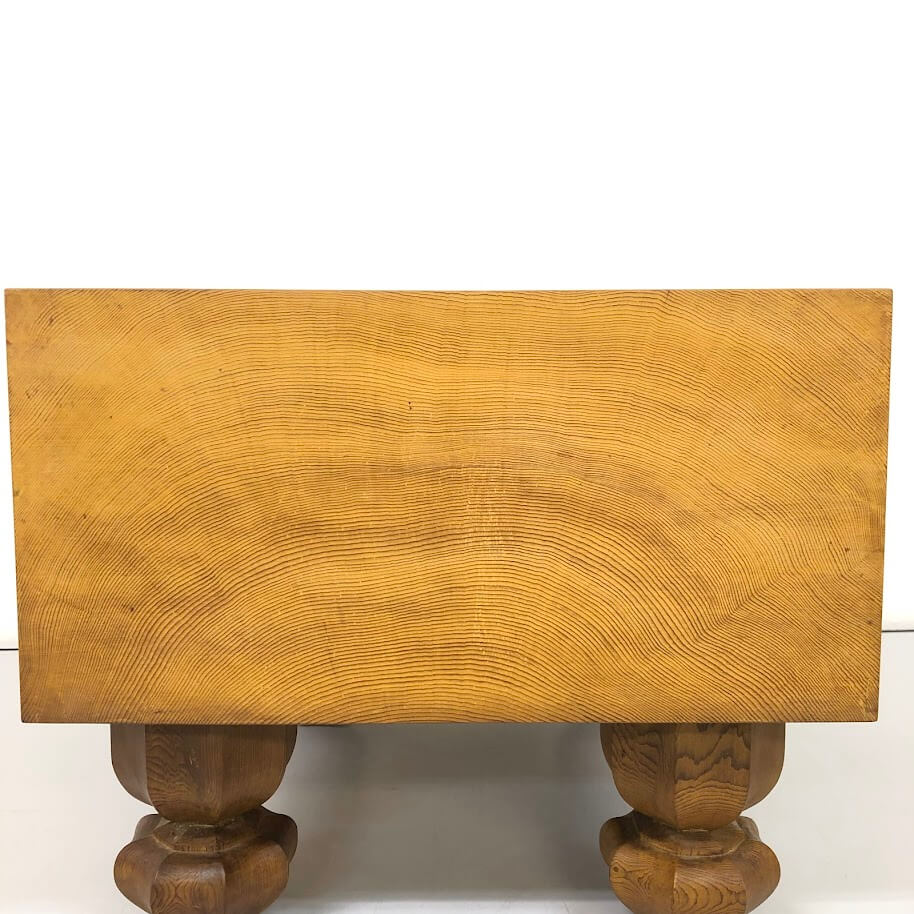 【中古】 足付き 将棋盤 5寸 天然木 33×36cm 高さ26cm 木製 木目 板目 木表 脚付 ...
