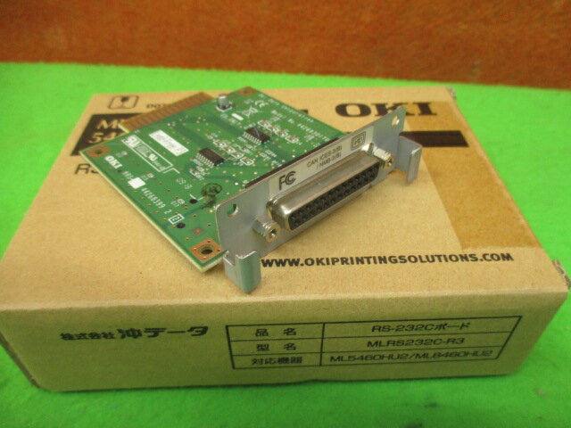 【新品未開封品】OKI MLRS232C-R3 MICROLINE 5460HU2／8460HU2用 RS-232Cボード[b7337]