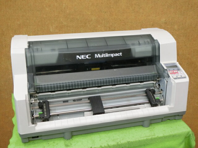 【中古】◎現行機◎ NEC MultiImpact 700XEN 水平型ドットプリンタ LAN／パラレル接続対応 複写伝票にどうぞ ◎印字動作OK◎印字抜け無し◎ ▼現状品 やや訳あり [b15164]