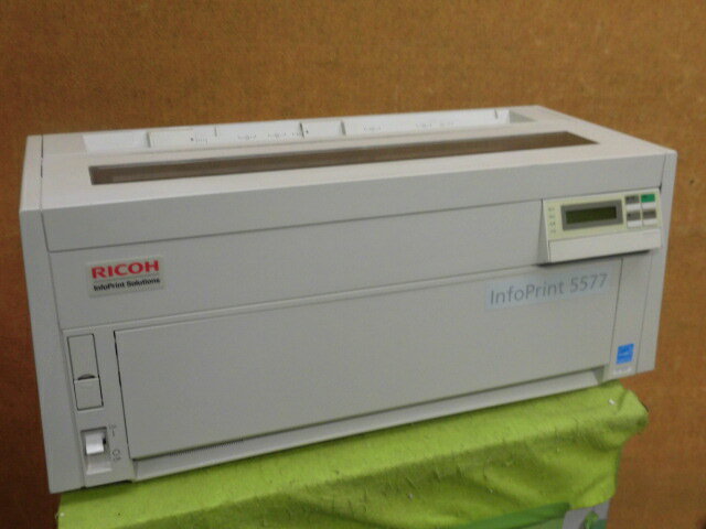 【中古】RICOH 5577-H05 ドットプリンター パラレル／USB／LAN接続 ◎印字動作確認済み [b13108]