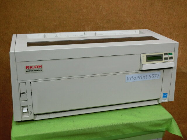 【中古】RICOH 5577-G05 ドットプリンター パラレル／USB／LAN接続 ◎印字テスト済み◎印字抜け無し◎[b13827]