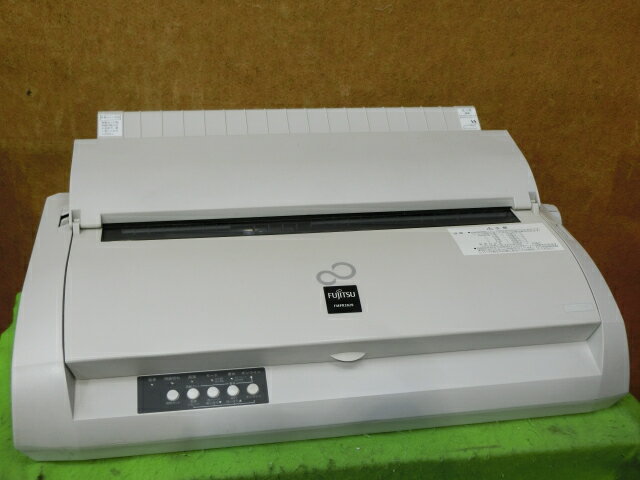 【中古】FUJITSU FMPR3020 ラウンド型 ドットプリンタ USB／パラレル接続　複写伝票等にどうぞ ◎印字動..