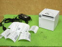 【中古】EPSON TM-m30(白) サーマルレシートプリンタ 印字幅:80mm両対応 Bluetooth/有線LAN/USB接続 ◎スマレジアプリから印字O...