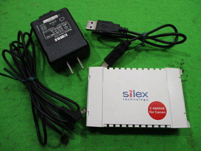 【中古】Silex C-6600GB キヤノンプリンタ専用USBプリントサーバ [b7820]