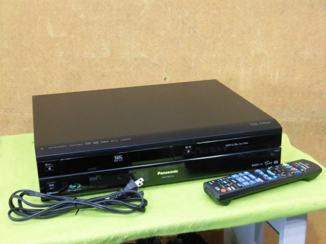 【中古】Panasonic DMR-BR670V HDD＆VHS & ブルーレイレコーダー ◎簡易チ ...