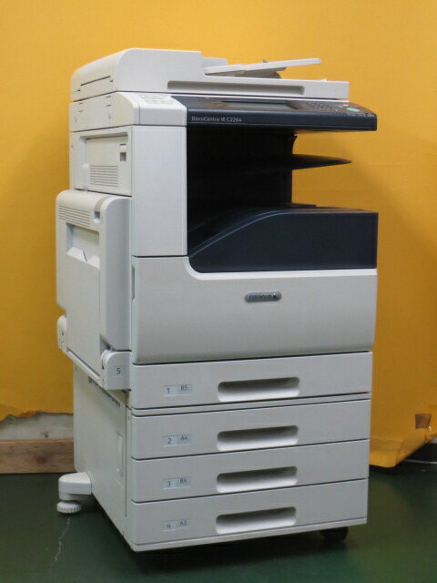 【中古コピー機】★印刷少なめ★FUJI XEROX ゼロックス DocuCentre-VI C2264 A3 カラー複合機 両面印刷 4..