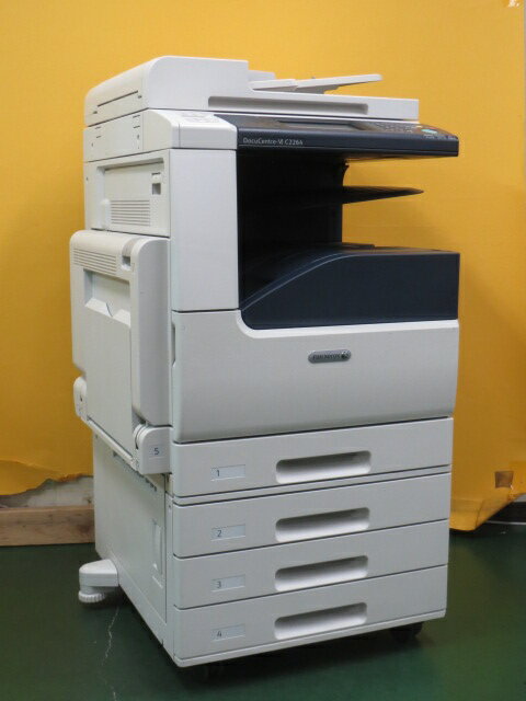 【中古コピー機】★印刷極少★FUJI XEROX ゼロックス DocuCentre-VI C2264 A3 カラー複合機 両面印刷 4段..