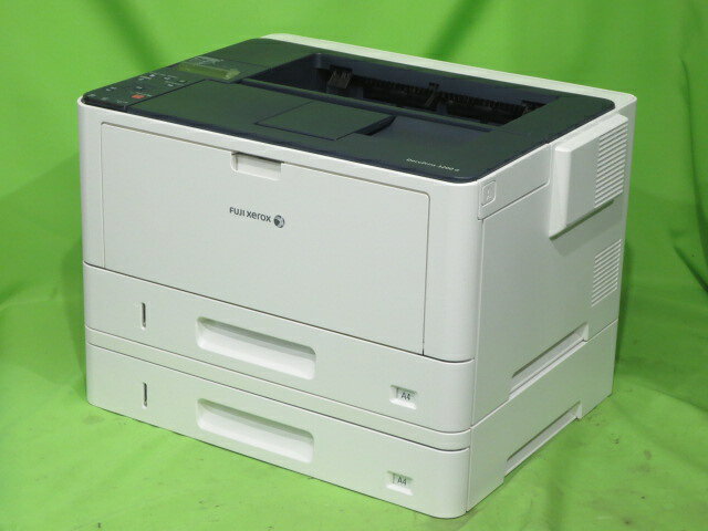 【中古】使用少8225枚 FUJI XEROX DocuPrint 3200d ★Wi-Fi付 ★2段給紙 純正消耗品 A3 モノクロレーザープリンター 本体 富士ゼロックス [b16410]