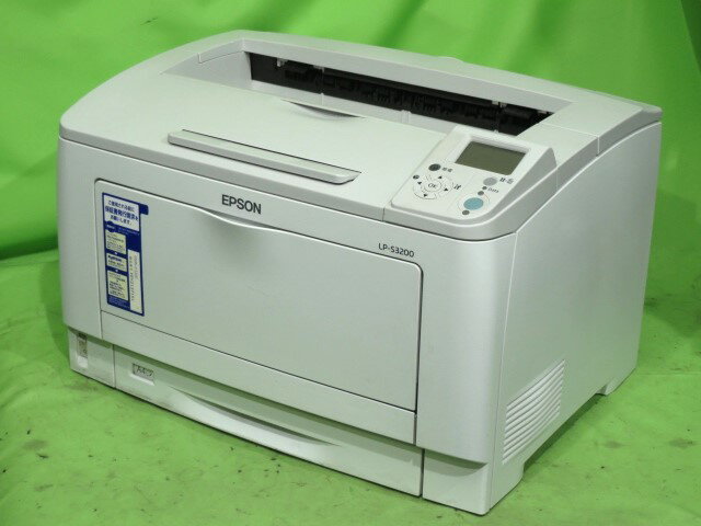【中古】印刷枚数24959枚 EPSON LP-S3200 A3 モノクロレーザープリンタ 片面印刷 定番プリンター 品薄型番 エプソン 人気機種 [b14752]