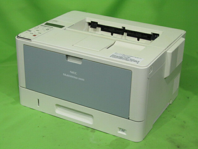 【中古】使用少1861枚 NEC MultiWriter 8600 トナードラムなし 無線LANアダプタ付 外装日焼けあり A3 モノクロレーザープリンター PR-L8600 マルチライタ8600 品薄型番 [b14738]