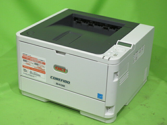 【中古】使用少5164枚 OKI COREFIDO B432dnw A4 モノクロレーザープリンター ★状態良好 USB/有線LAN/無線LAN接続 モノクロLEDプリンター OKIデータ [b15133]