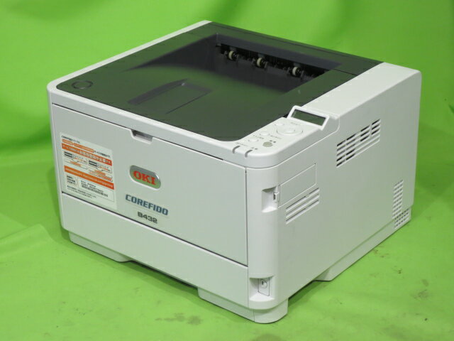 【中古】使用少1489枚 OKI COREFIDO B432dnw A4 モノクロレーザープリンター ★状態優良 USB/有線LAN/無線LAN接続 モノクロLEDプリンター OKIデータ [b15301]