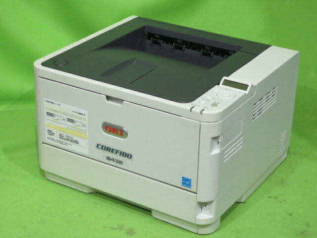 【中古】使用14949枚 OKI COREFIDO B432dnw A4 モノクロレーザープリンター USB/有線LAN/無線LAN接続 ..
