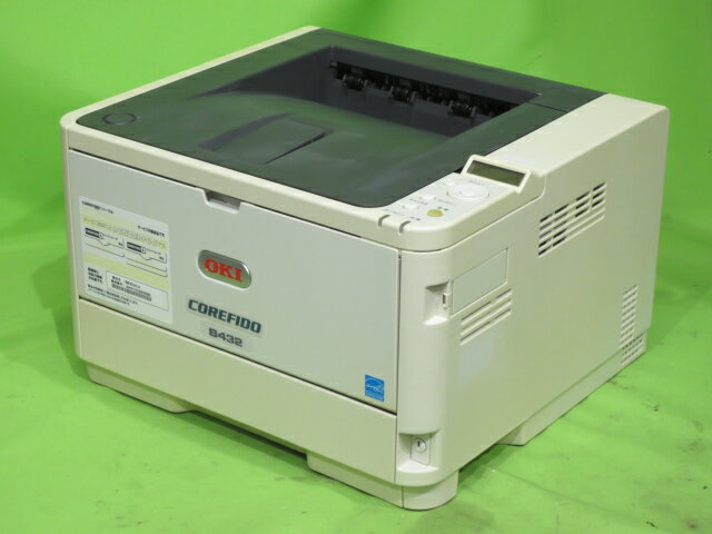 【中古】使用少4214枚 OKI COREFIDO B432dnw A4 モノクロレーザープリンター USB/有線LAN/無線LAN接続 モノクロLEDプリンター OKIデータ [b15338]