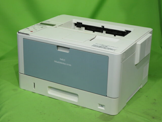 【中古】使用16159枚 NEC MultiWriter 8700 無線LANアダプタ付 純正消耗品装着 A3 モノクロレーザープリンター PR-L8700 マルチライタ8700 本体 [b15548]