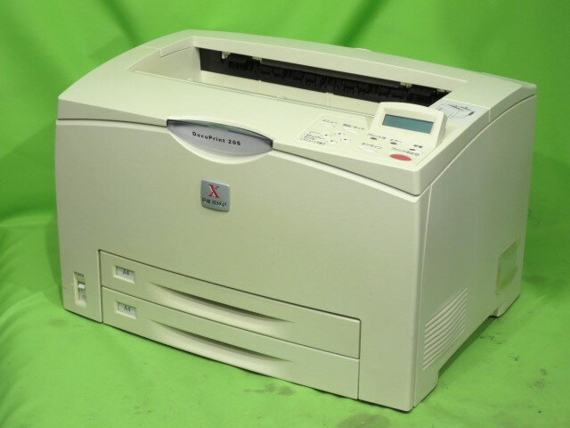 【中古】使用12181枚 FUJI XEROX DocuPrint 205 トナーなし 動作確認済 状態良好 A3 モノクロレーザープリンター 富士ゼロックス ★希少型番 [b15706]