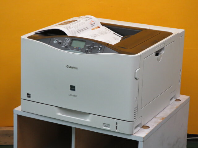 CANON - 【大型商品/中古】使用少5785枚 Canon LBP841C A3 カラーレーザープリンター 本体 現行型番 人気＆スタンダード機 キャノン CRG-335機種 ★トナー残量少特価 [B15953]