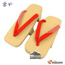 京やO134 下駄 レディース 女性用 実寸23cm 伝統工芸品 国産 高級桐 南部桐 桐下駄 鹿の子絞り鼻緒 婦人下駄 和装履物 リサイクル着物【未使用】【新...