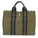 HERMES エルメス フールトゥPM トートバッグ ハンドトート カーキ【中古】エルメス バック aq11357