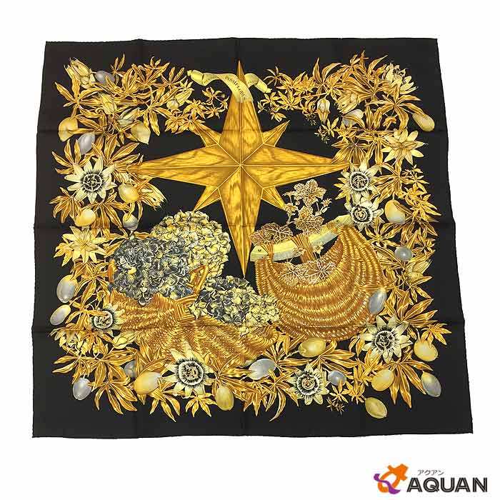HERMES scarf 90 x 90 HERMES 90 PASSIFLORES 100 a...