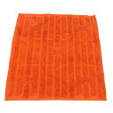 全国送料無料 HERMES エルメス ハンドタオル タオルハンカチ CARRE 32×32CM LABYRINTHE 101299M-06 ラビリンス コットン100% オレンジ Hロゴ メンズ レディース ユニセックス 男女兼用【未使用】aq11882