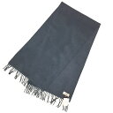 セール HERMES エルメス マフラー ECHARPE TISSEE 393622T-E2 カシミヤ100% ARDOISE ブルーグレー メンズ レディ...