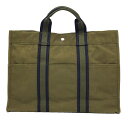 HERMES エルメス フールトゥMM トートバッグ ハンドトート カーキ【中古】エルメス バック aq10705