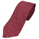 エルメス HERMES ネクタイ H TONNEEAU MULTICOLORE 006342T15 シルク100% BORDEAUX/MULTICOLORE ボルドー ナロータイ メンズ 男性 服飾小物【未使用】【新品】【中古】エルメス メンズ 小物 aq10607(4)