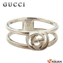 スーパーSALE グッチ GUCCIインターロッキングG スリム オープン バンド 298036 リング＃13 AG925 シルバーグッチ アクセサリー リング【中古】aq1569