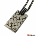 スーパーSALE【送料無料】【送料込み】グッチ GUCCI ディアマンテ ネックレス AG925 燻し銀 保存箱付き メンズ レディース 男女兼用【中古】グッチ...