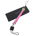 BVLGARI ブルガリ ドッピオトンド ストラップ PHONE STRAP チャーム 保存箱付 ピンク ブルガリ 財布小物【新古品】【未使用】【中古】aq9109