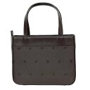バーバリー BURBERRY ハンドバッグ トートバッグ ブラウン ナイロン×レザー【中古】バーバリー バッグ aq11036
