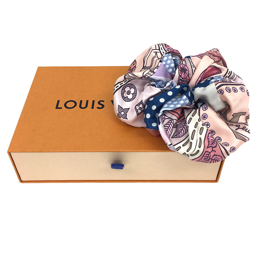 ルイヴィトン　LOUIS　VUITTON　シュシュ・トロ シュー　M76955　シルク　BLUSH　ピンク系　ヘアアクセサリー　ヘアゴム　レディース　アクセサリー　【未使用】【新品】【中古】ルイヴィトン　アクセサリー aq5524のサムネイル