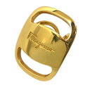サルヴァトーレ・フェラガモ Salvatore Ferragamo スカーフリング ゴールドカラー ヴァラ バラ【中古】フェラガモ アクセサリー aq8568