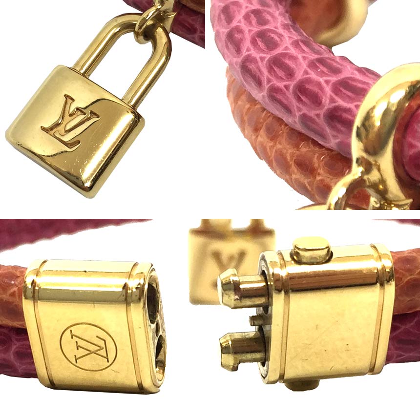 LOUIS　VUITTON　ルイヴィトン　リザード　ブレスレット　ブラスレ・キープ イット トゥワイス　ブレスレット　バングル【中古】ルイヴィトン　アクセサリー　aq6349