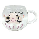 STARBUCKS スターバックス 耐熱 グラスマグ だるま クリア 296ml スタバ マグ マグダルマ【新古品】【未使用】【中古】aq11348(3)
