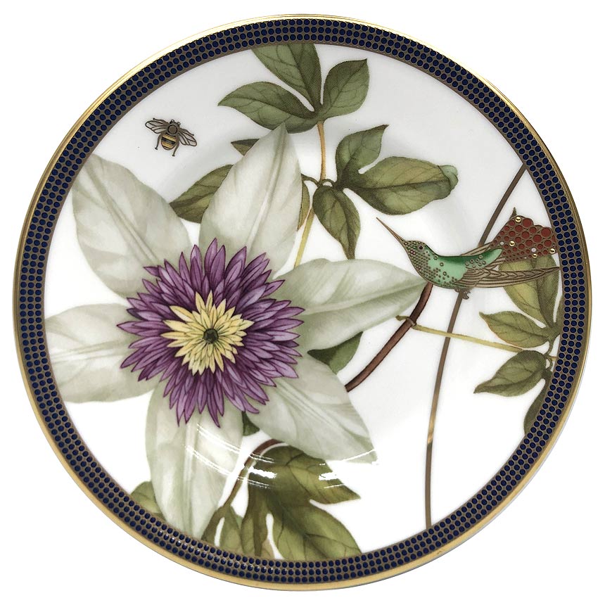 WEDG WOOD　ウェッジウッド　HUMMING BIRD　ハミングバード　15cm　プレート　1056241　皿　食器 洋食器 インテリア 【新古品】【未使用】【中古】aq12273