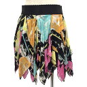 BLUMARINE ブルマリン フラワー柄 ミニスカート シルク レディース イタリア製 【新古品】【未使用品】【中古】ブルマリン イタリアブランド aq931...