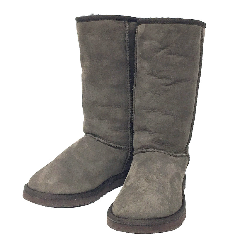 UGG　アグ　ムートンブーツ　クラシック　トール　WOMENS CLASSIC TALL 「クラシック トール」5815　シープスキン　レディース【美品】【中古】アグ　靴　レディース　aq9671