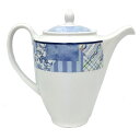 セール【送料無料】【送料込み】WEDGWOOD ウェッジウッド WEDGWOOD HOME INDIGO インディゴ コーヒーポット ティーポット 食器 廃盤...