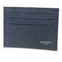 GIVENCHY　ジバンシイ　カードケース　CARD HOLDER 3CC　BK6003K0UG 410　 レザー　ネイビー【未使用】【新古品】【中古】ジバンシー　財布　aq9188