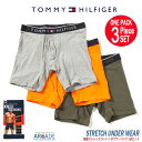 TOMMY HILFIGER トミーヒルフィガー メンズ ボクサーパンツ ローライズ トミー パンツ 下着 3枚セット ストレッチ ボクサー パンツ メンズ アンダーウェア ブランド ネームロゴ 3枚組 バレンタイン プレゼント 旅行 新調