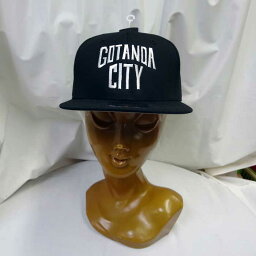 オットー OTTO CAP/Cotton Snapback Caps 単色/ツートーン GOTANDA CITY BK(オットーキャップ/コットンスナップバックキャップ ゴタンダシティー ブラック) コットンツイル フラットバイザーキャップ　五反田シティーキャップ　多彩なカラーからチョイス！