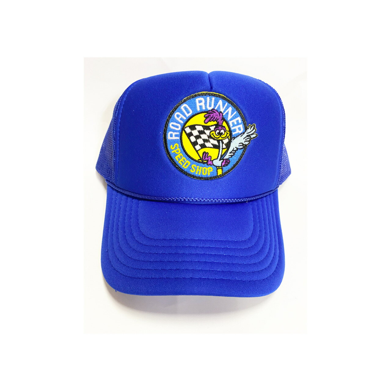 アメカジメッシュキャップ★MESH CAP★ロードランナー03 ROAD RUNNER SPEED SHOP　オールロイヤルブルー