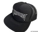 アメカジメッシュキャップ・フラットバイザータイプ★FLATVISOR MESH CAP★METALLICA★メタリカ ブラック(4)