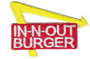 輸入ワッペン★In-N-Out Burger★イネナウト（インアンドアウト）ハンバーガー　カリフォルニア