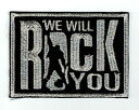 輸入ワッペン★ WE WILL ROCK YOU ウイー・ウィル・ロック・ユー