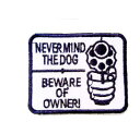 輸入ワッペン★NEVER MIND THE DOG★