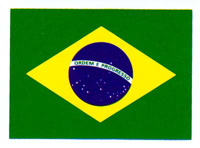 世界の国旗ステッカー★ブラジル国