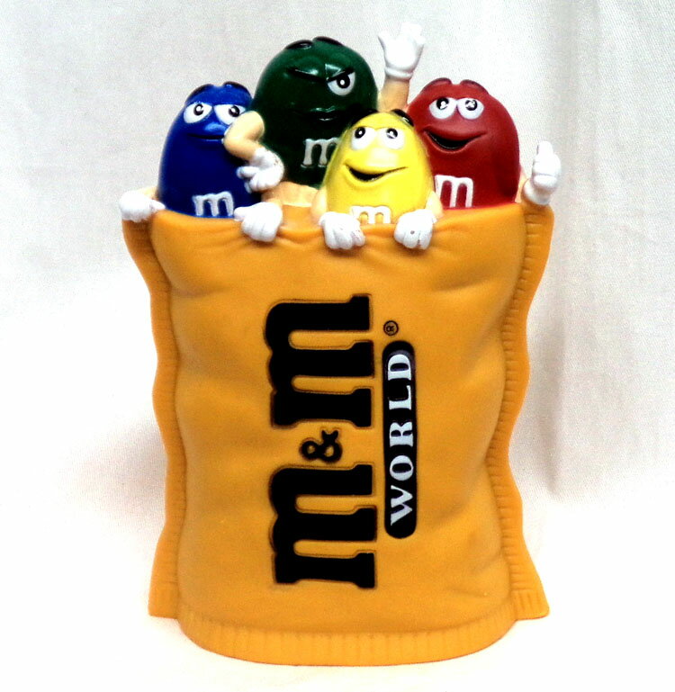 【M&M's Coin Bank】 エム・アンド・エムズ ソフビ 貯金箱 キャラクターグッズ